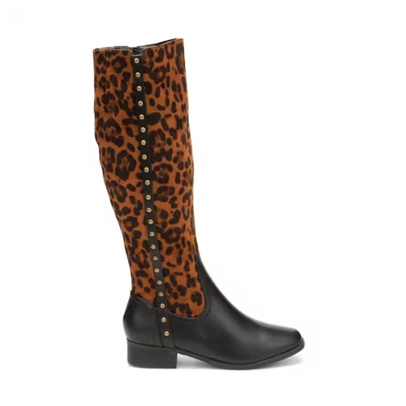 Andiamo Mobile Boots - Smooth Black Leopard - 7 - Picture 2 of 14